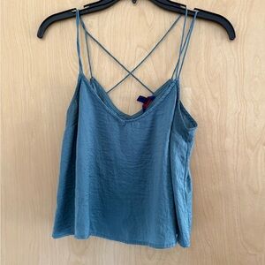 Aeropostale Blue Silky Tank Top
